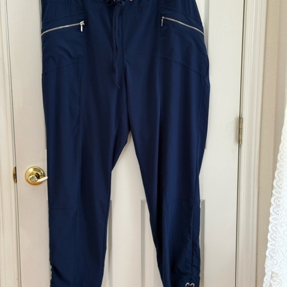 Chico’s Cadet Blue Pants with Zipper Pockets size 20T (Chico’s size 4T)